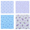 Square Floral Pattern Origami Paper